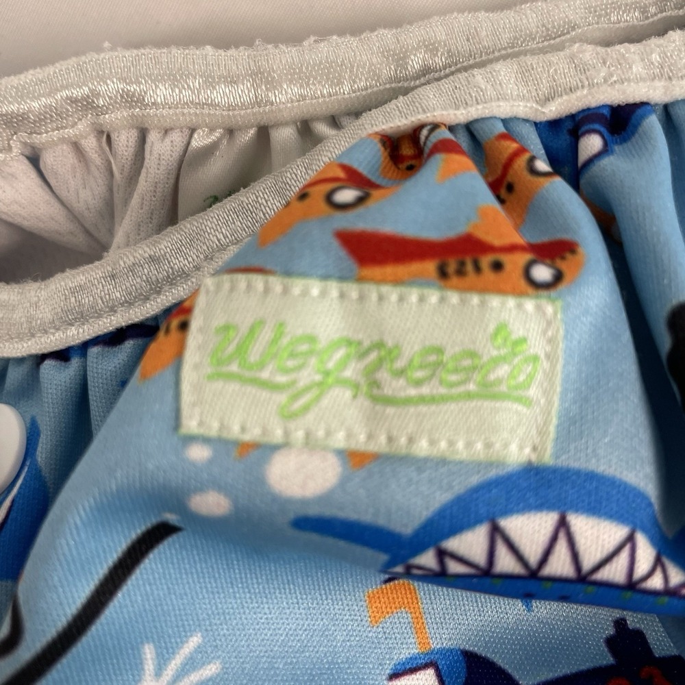4 Cloth Diaper Covers One Size Snap Stay Dry Alva Baby Pooters Wegreeco Swim - Picture 4 of 10
